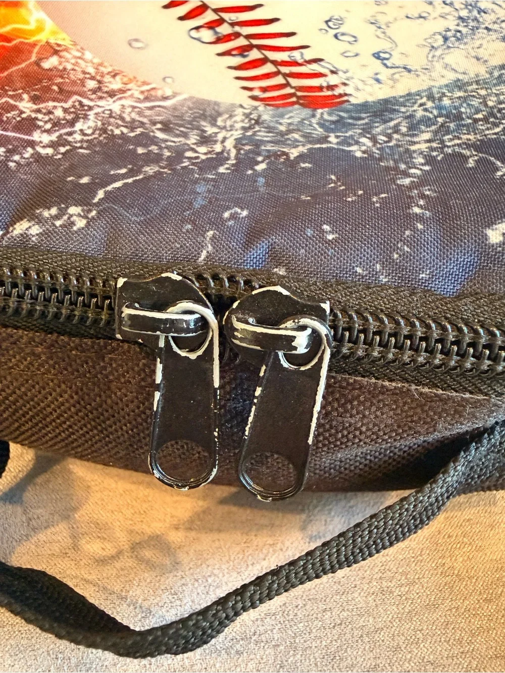 Baseball Graphic Insulated Lunch Bag